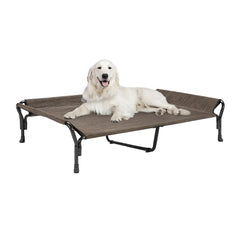 Cama para perros Veehoo elevada con barandilla para mayor seguridad