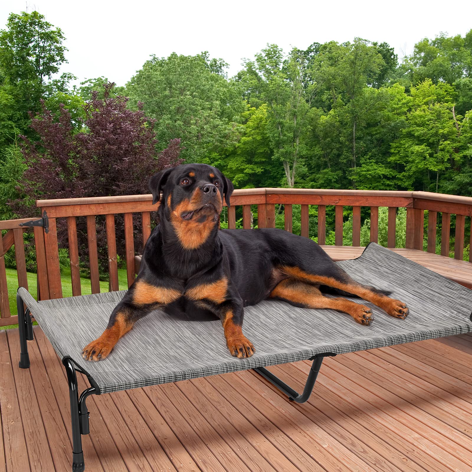 Veehoo capacidad 72 kg, adecuada para perros grandes.
