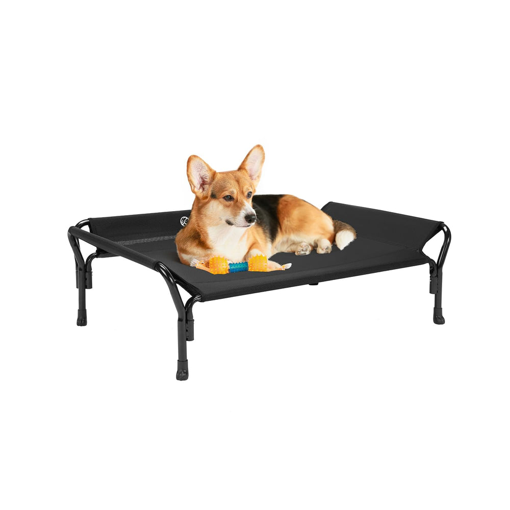 Cama para perro Veehoo elevada con barandilla para mayor seguridad al dormir