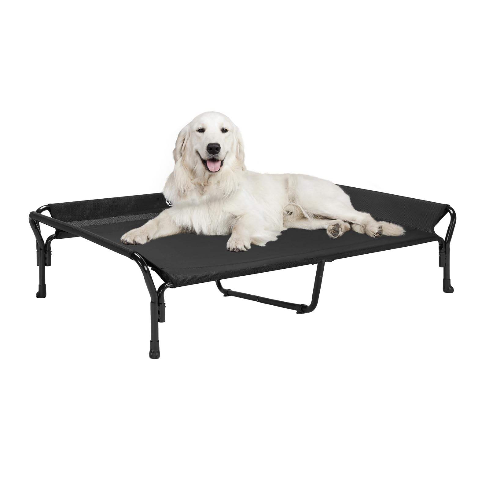 Cama Veehoo elevada con barandilla para seguridad y descanso