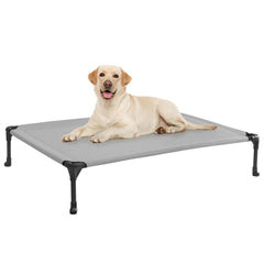 Veehoo Cama para perro elevada muestra diseño elevado para descanso cómodo y estable