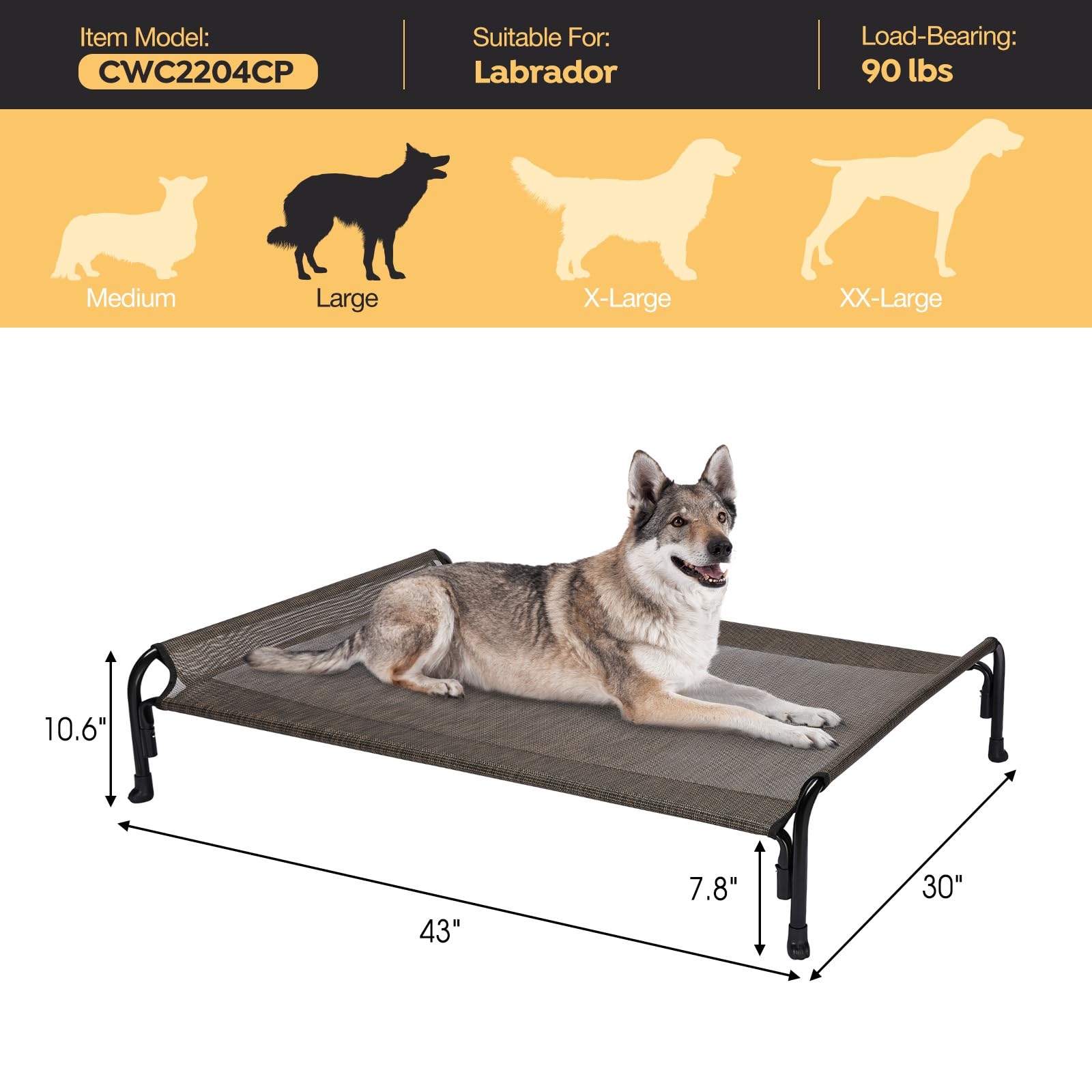 Diseño de malla transpirable de Veehoo para ventilación constante.