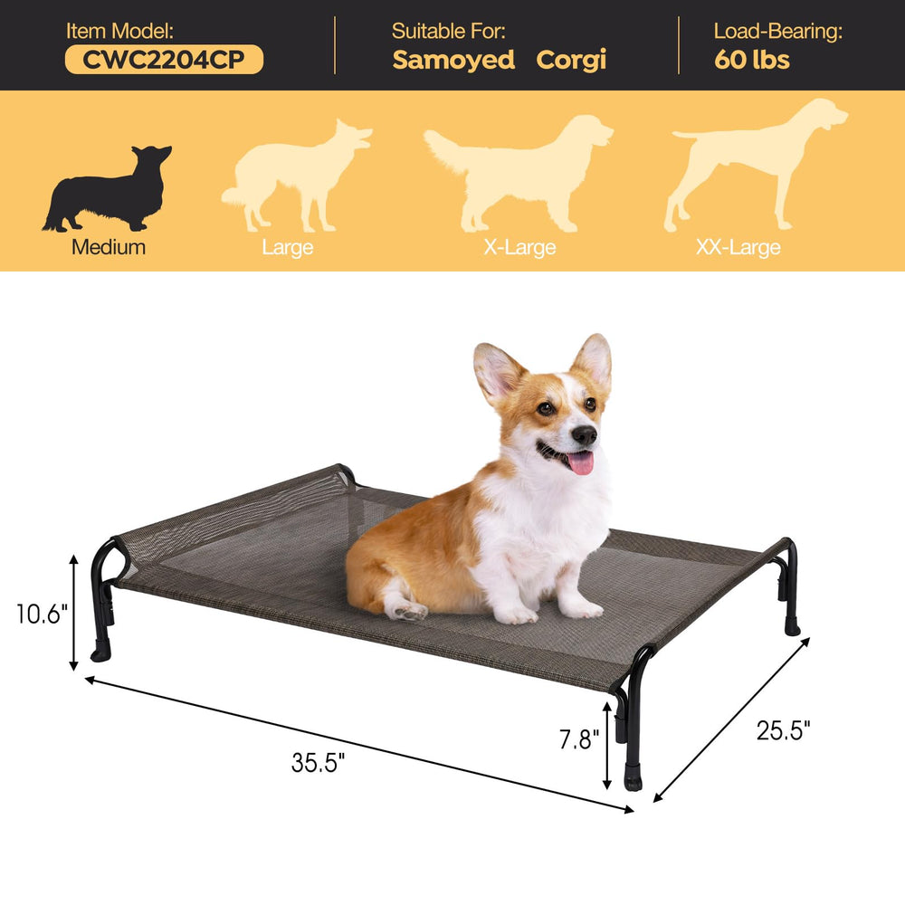 Veehoo cama con drenaje y aireación para confort