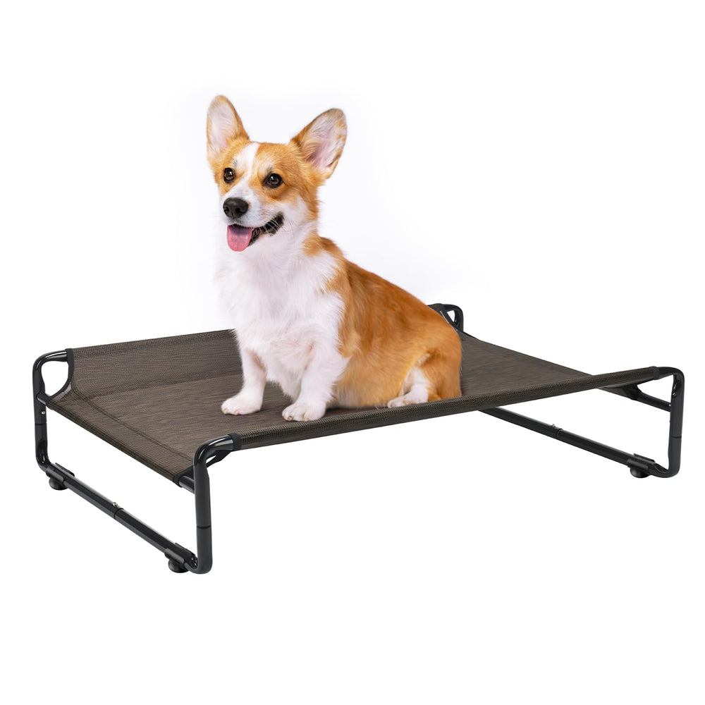 Veehoo cama elevada para perro, malla transpirable que refresca.