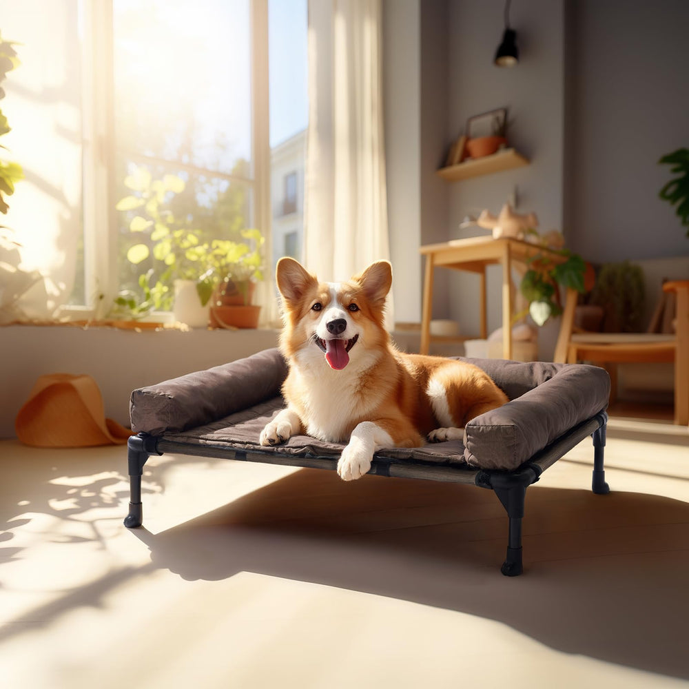 Limpieza fácil de la cama para perros Veehoo con superficie fácil de limpiar