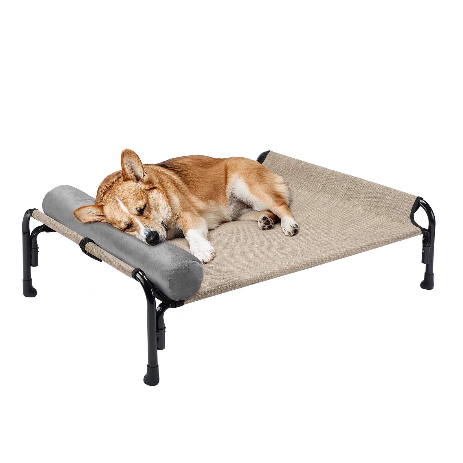 Cama para perros Veehoo con frente removible para mayor confort.