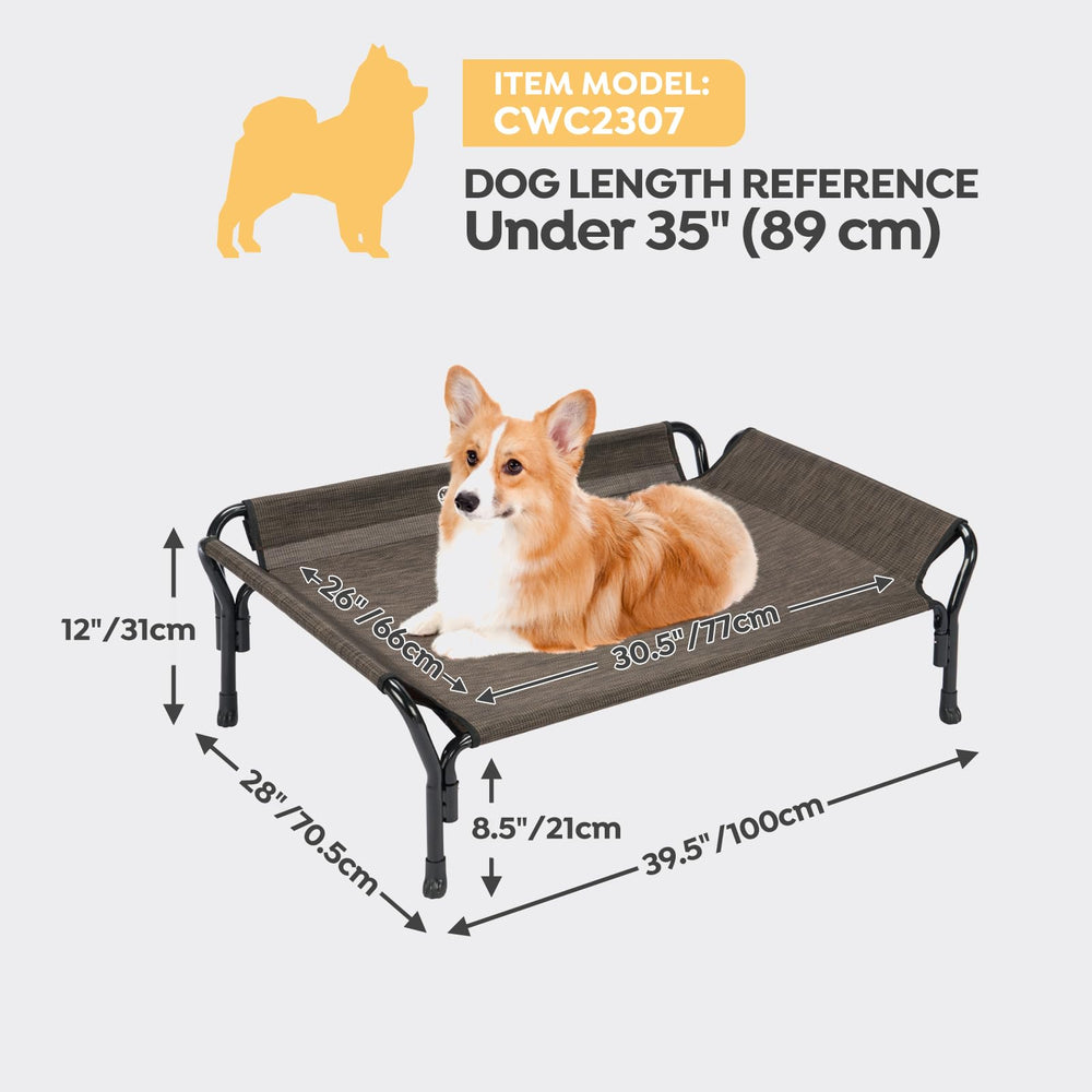 Cama para perro Veehoo con malla Teslin transpirable
