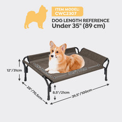 Cama para perro Veehoo con malla Teslin transpirable