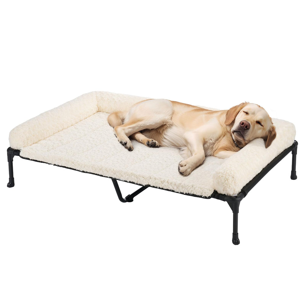 Cama ortopédica para perros Veehoo, 47x29, elevación estable para perros grandes.