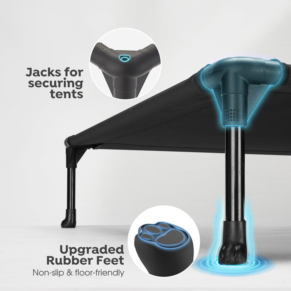 Cama doble para perro Veehoo portátil para interior y exterior