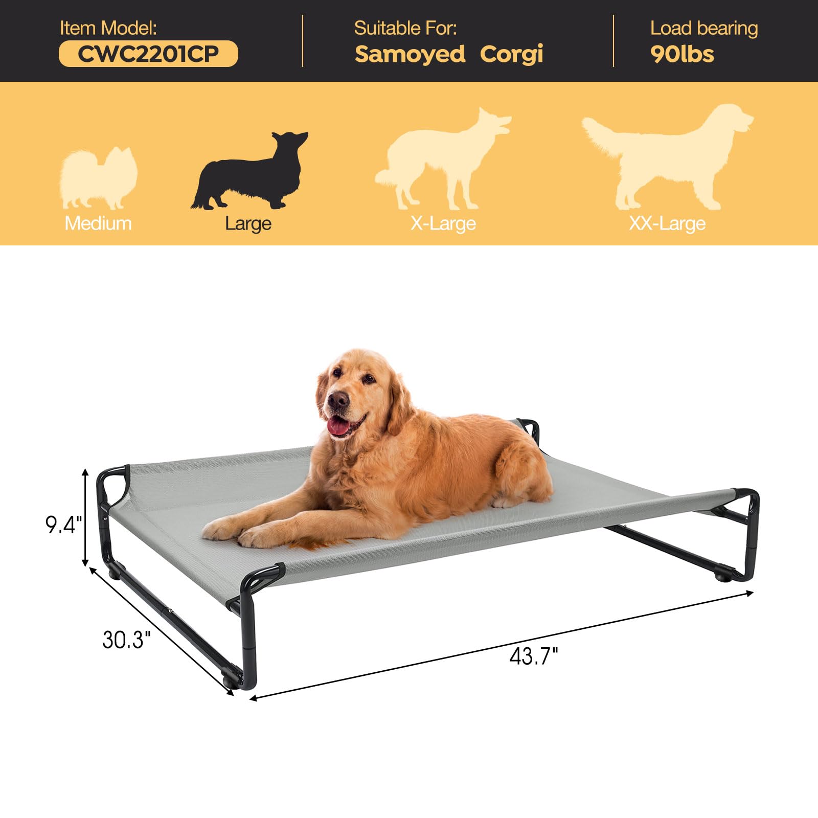 Cama elevada Veehoo portátil, ideal para viajes y camping