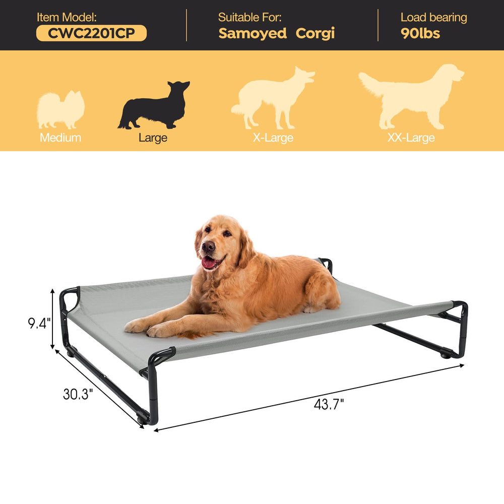 Cama elevada Veehoo portátil, ideal para viajes y camping