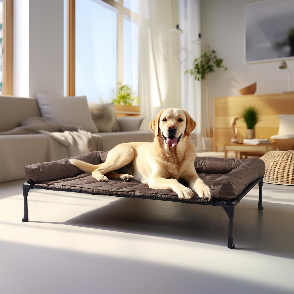 Cama Veehoo para perro elevada con enfriamiento, ideal para días cálidos
