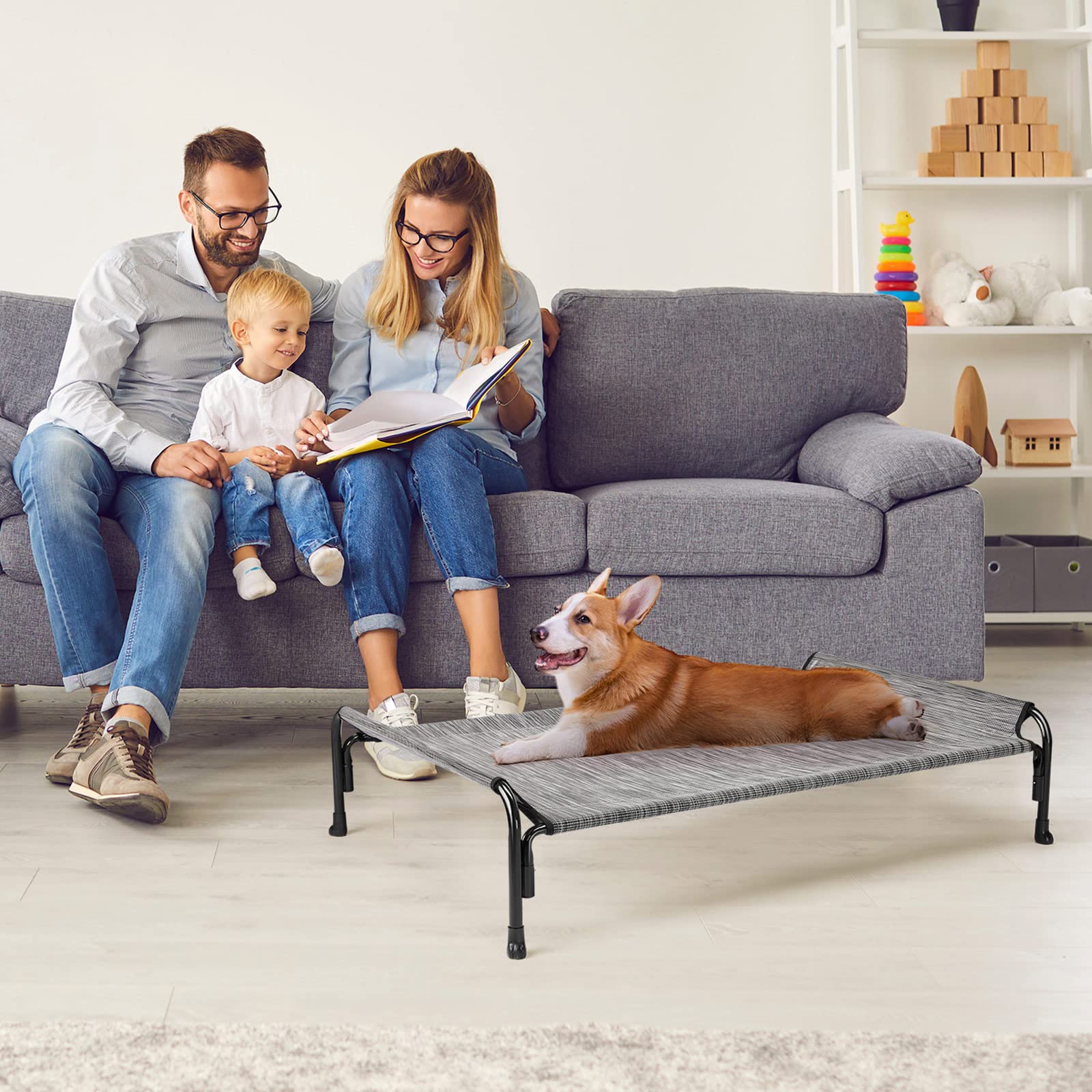 Cama Veehoo soporta hasta 60 libras con estructura estable