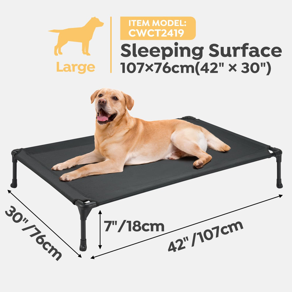 Cama para perro Veehoo elevada con tela Textilene duradera