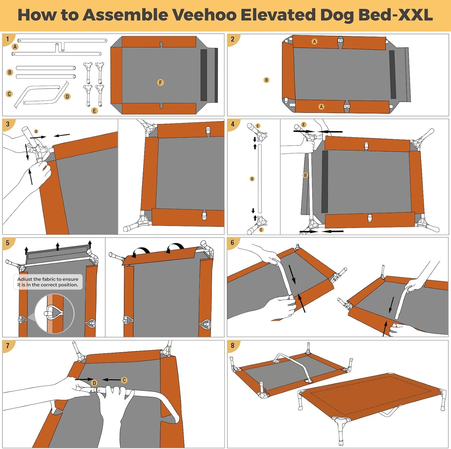 Uso interior y exterior con la cama elevable Veehoo.