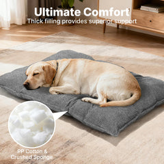 Cama Veehoo lavable a máquina para limpieza rápida.