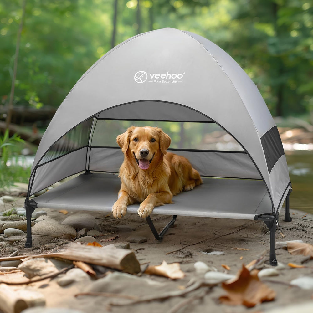 Cama Veehoo con malla de ventilación, mejora del flujo de aire.