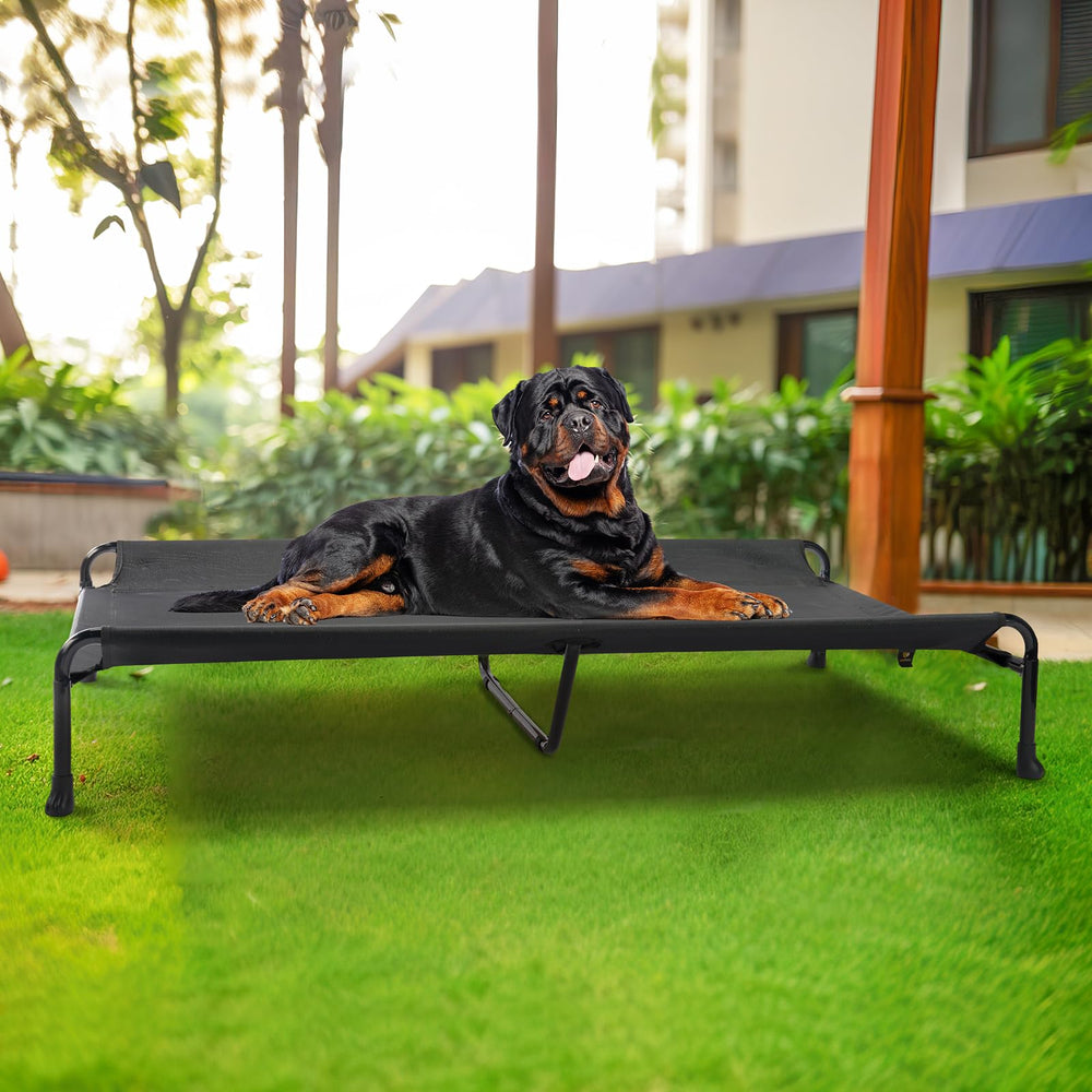 Cama para perros Veehoo portátil, adecuada para uso interior y exterior.