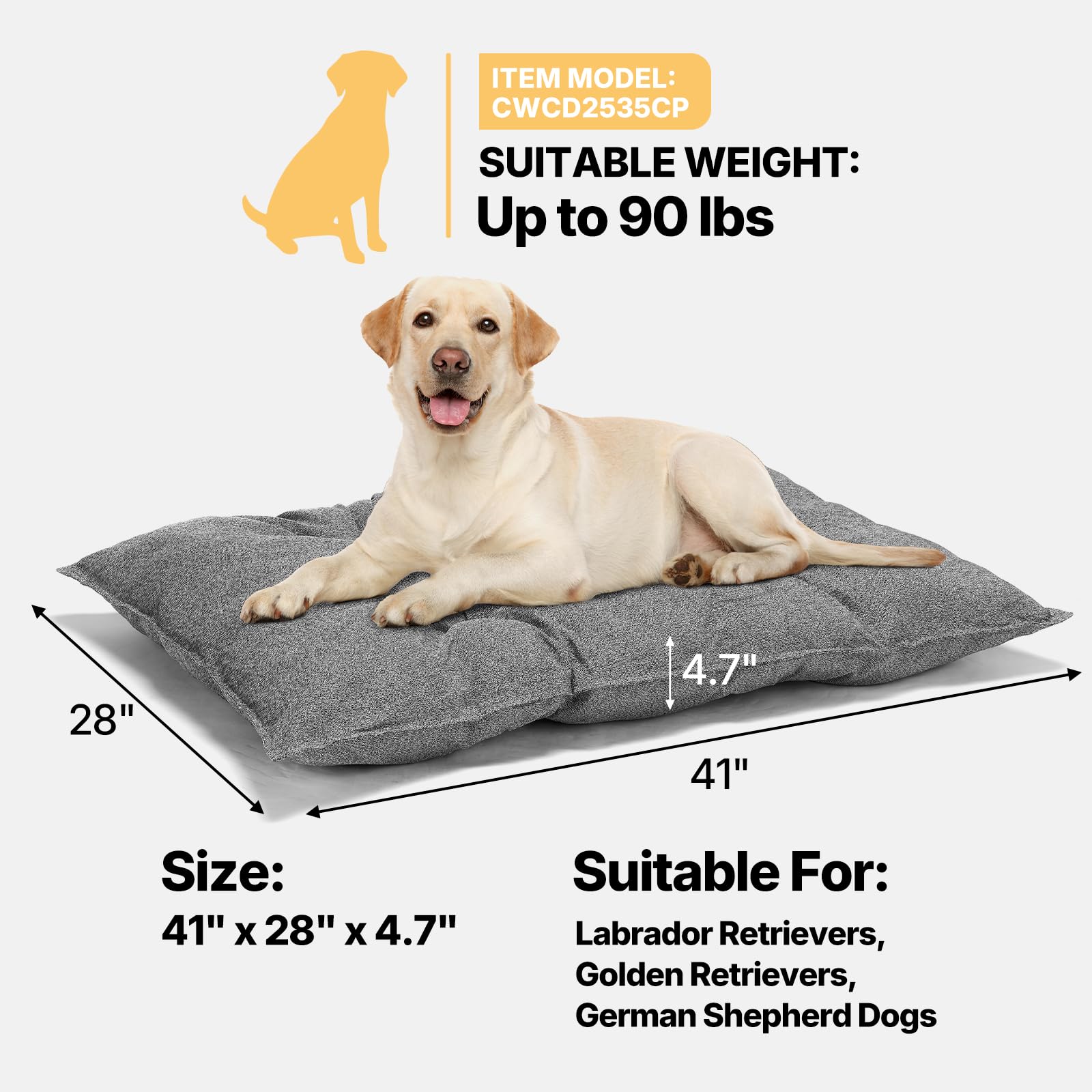 Tejido resistente al pelo de la cama Veehoo, limpieza más fácil.