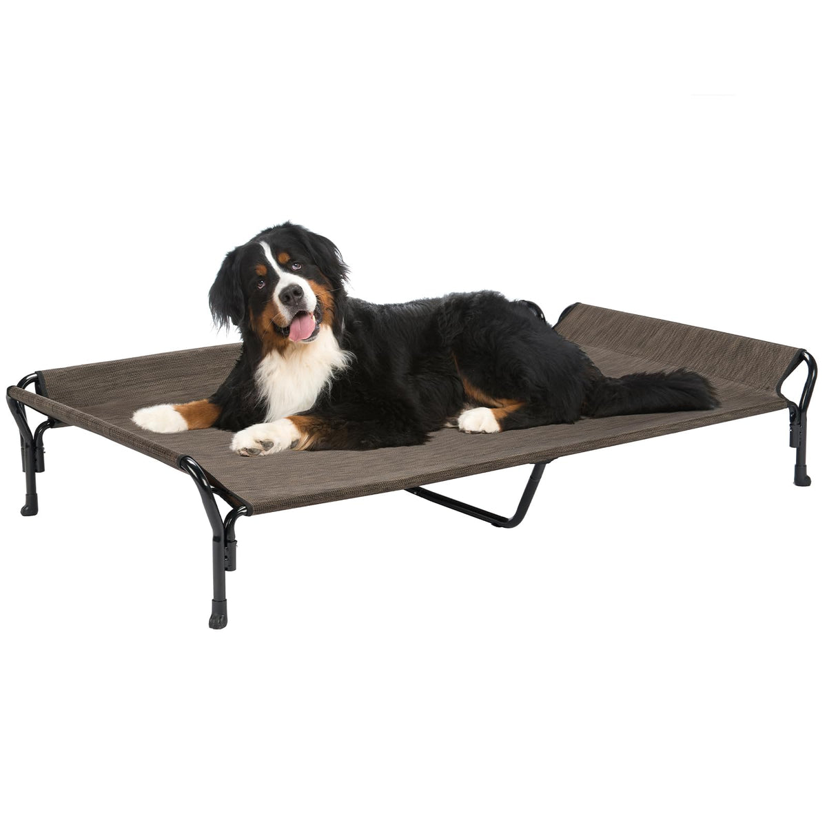 Cama para perros Veehoo XXL elevada, descanso cómodo al aire libre o en interior.