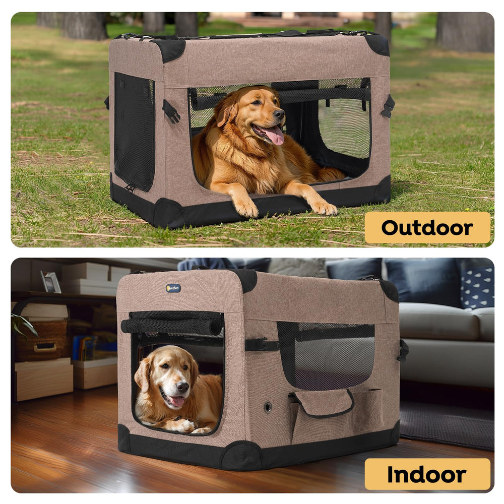 Diseño ligero y portátil de Veehoo para viajes con tu perro