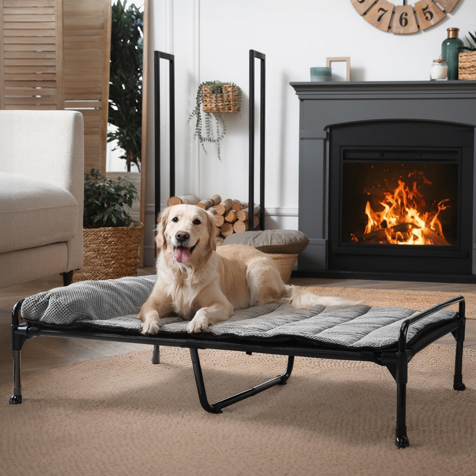 Cama para perros elevada Veehoo ideal para interiores y exteriores