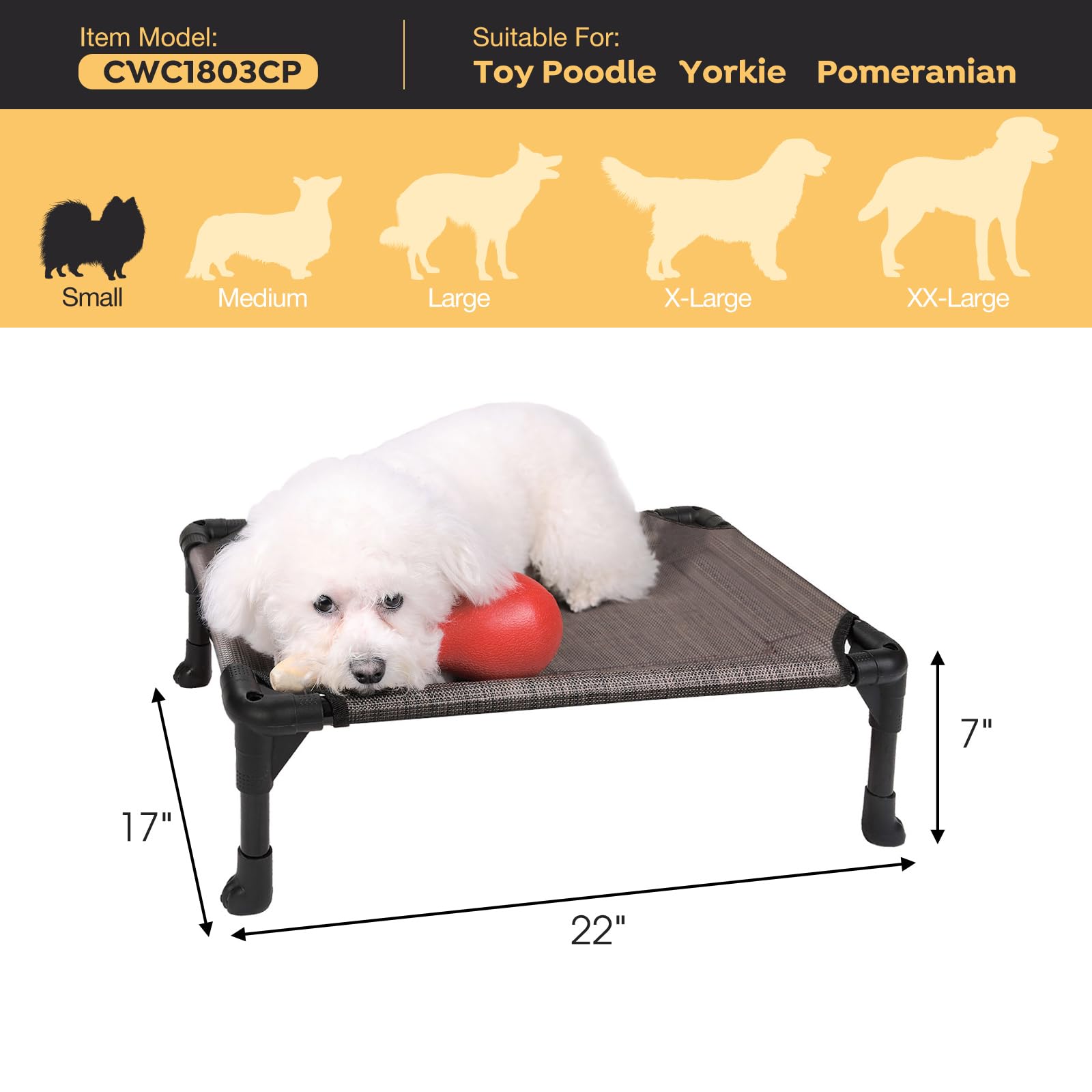 Veehoo, estructura de acero con recubrimiento en polvo.