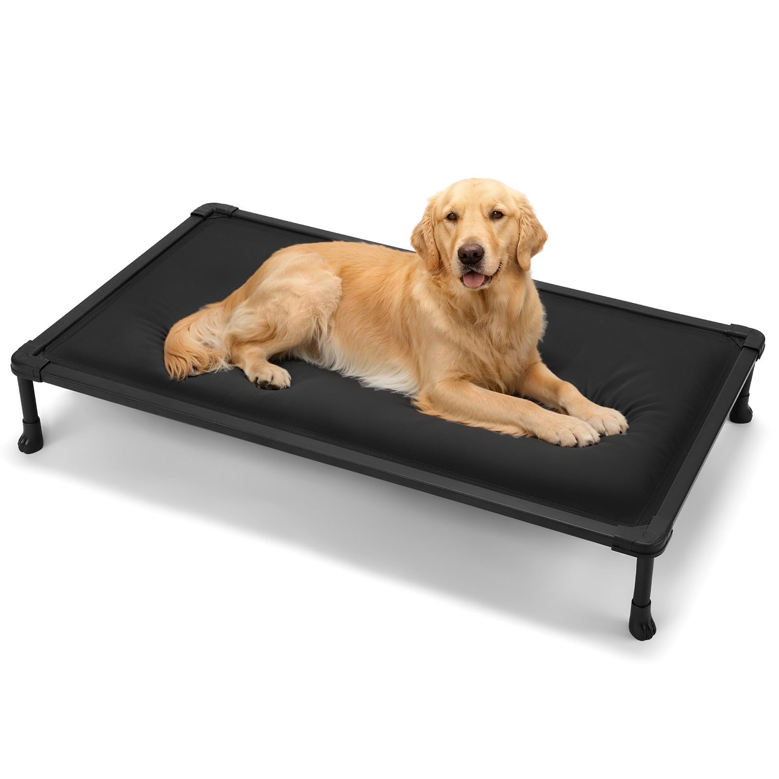 Soporta hasta 68 kg para perros grandes.