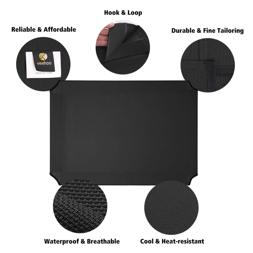 Material duradero de la funda Veehoo para cama de perro CWC1803-XL.