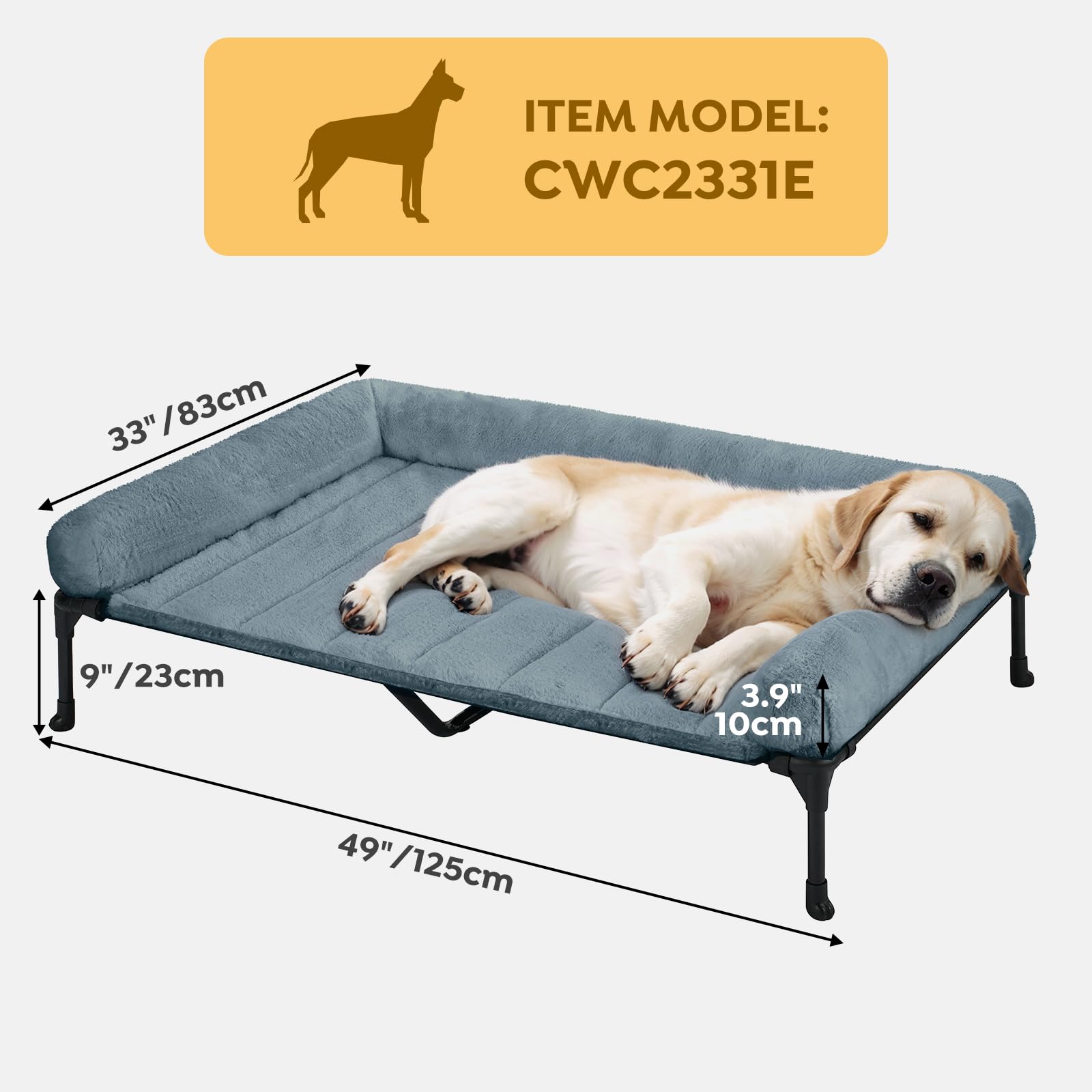 Modo enfriamiento Veehoo para cama de perro con opción fresca.