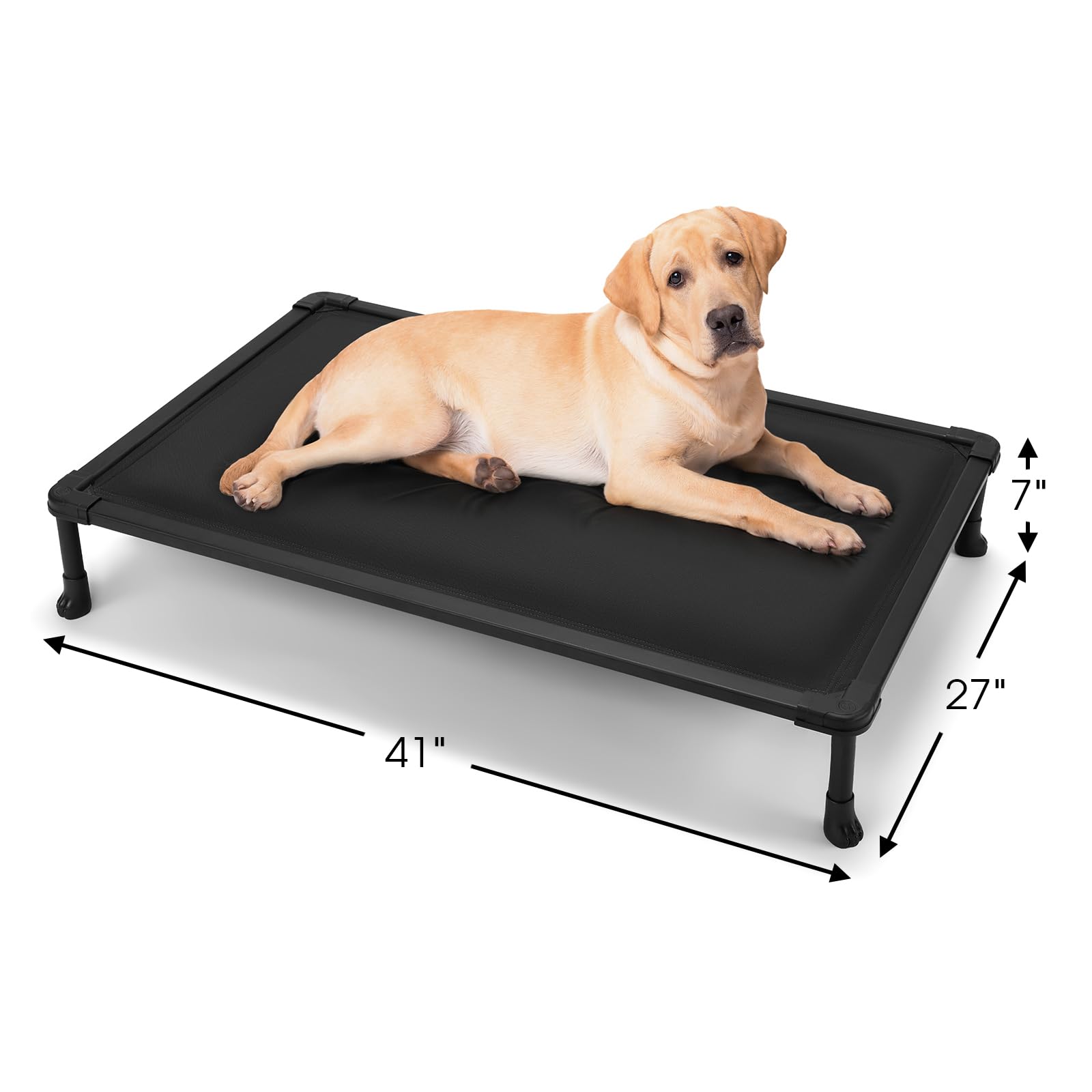 Montaje rápido de la cama elevada Veehoo con piezas incluidas.