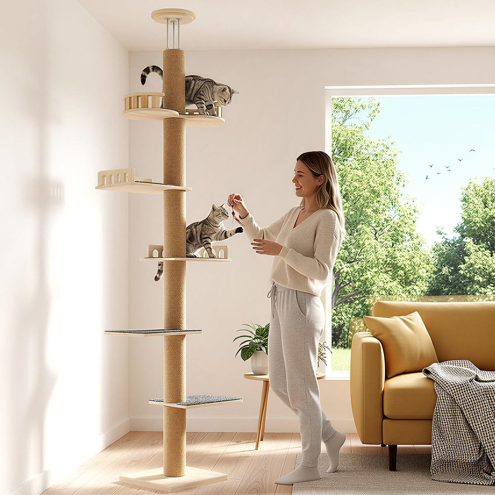 Veehoo montaje rápido sin taladros para instalación sencilla.