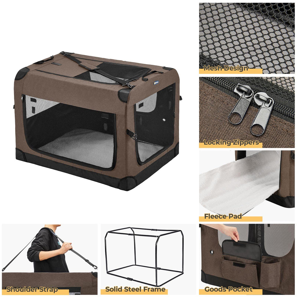 Veehoo con tres puertas enrollables para acceso cómodo