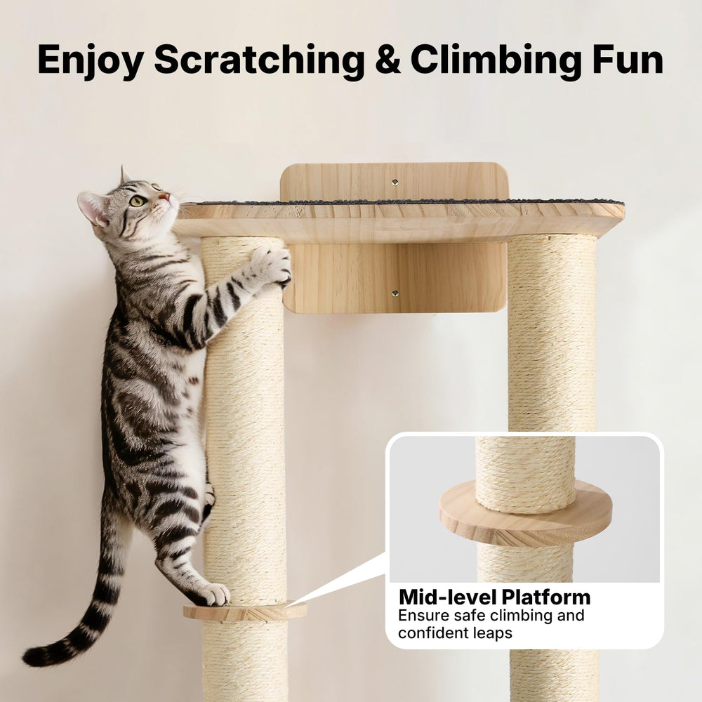 Soporte de pared estable de Veehoo para mayor tranquilidad.