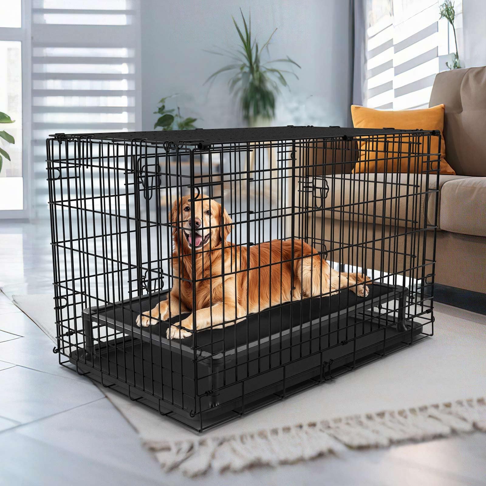 Superficie lavable de la cama Veehoo, limpieza sin esfuerzo.