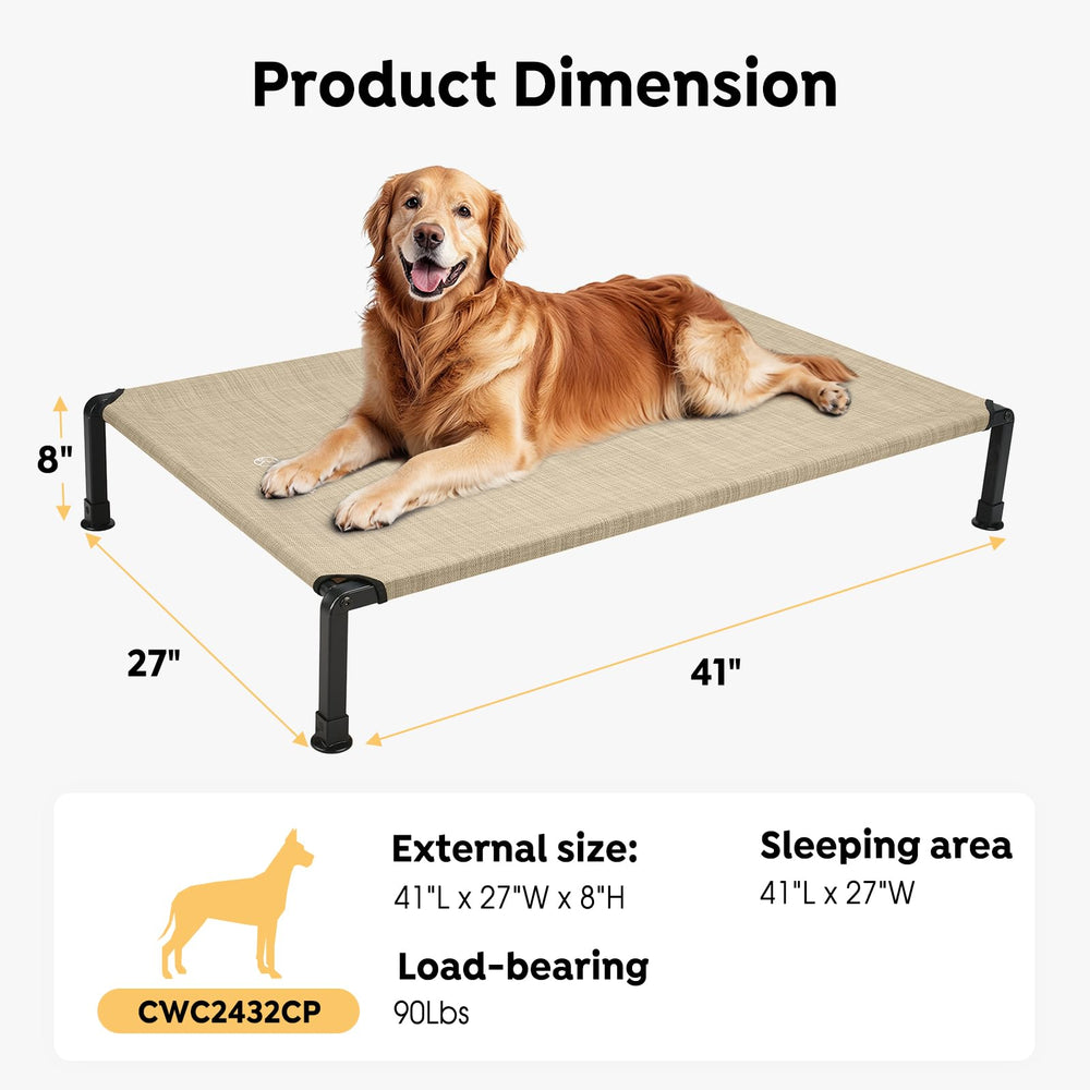 Uso interior y exterior de la cama Veehoo, solución versátil para mascotas.