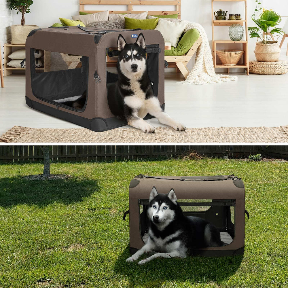 Uso interior y exterior de la jaula Veehoo para casa o viaje