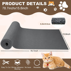 Vefhby manta-rasca-gato-pared compacta: solución discreta para paredes y estantes.