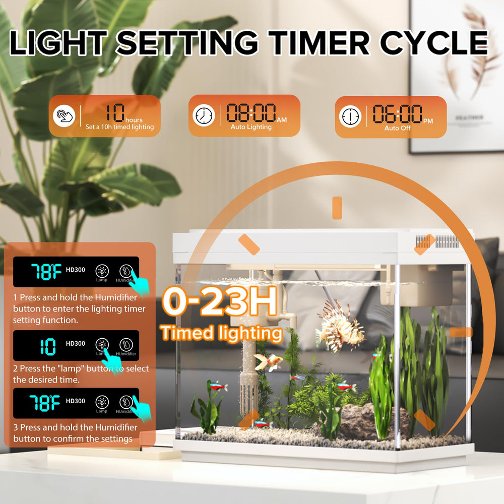 Vehipa acuario, luz de 7 colores para crear ambientes