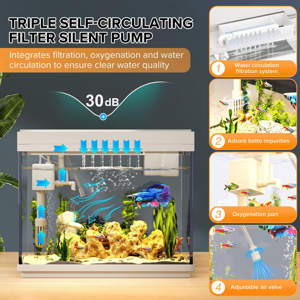 Vehipa acuario, pads de filtración reutilizables para agua más limpia