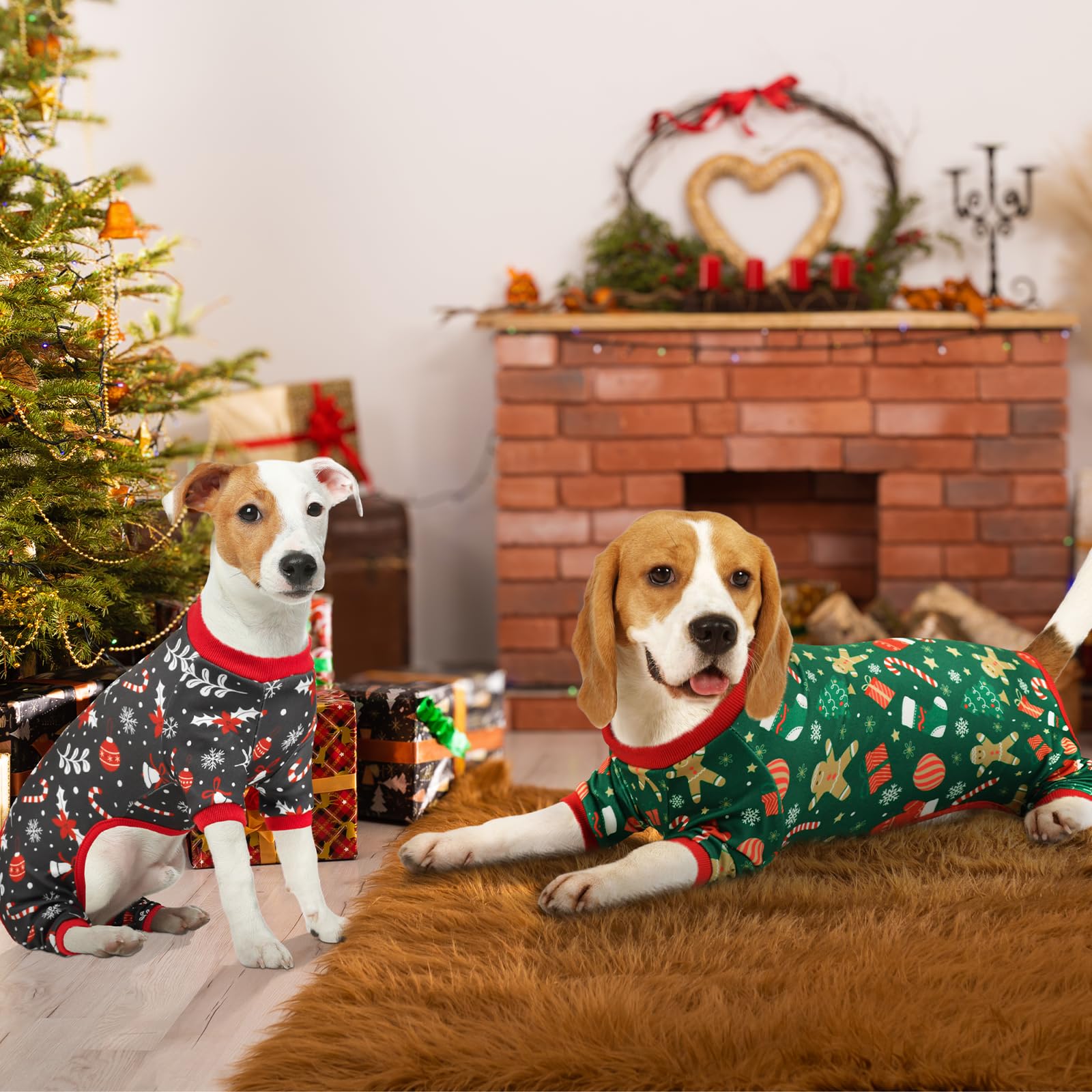Vehomy pijamas perro corte alto para comodidad y manejo de higiene.