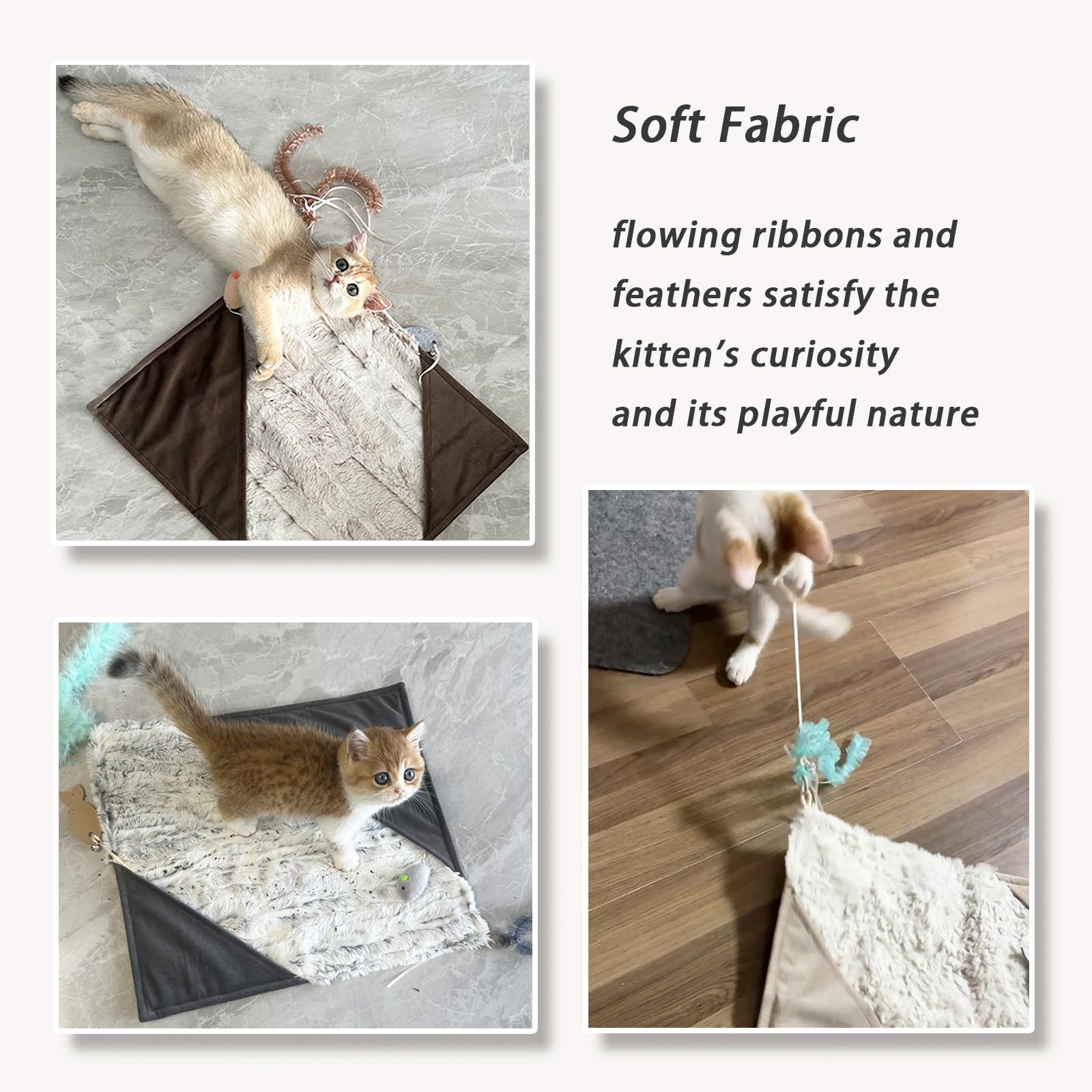 Veinbuty bolsillo interior de catnip facilita refrescar el juego con aroma