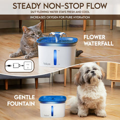 Bebedero Veken con flujo suave ideal para varios animales