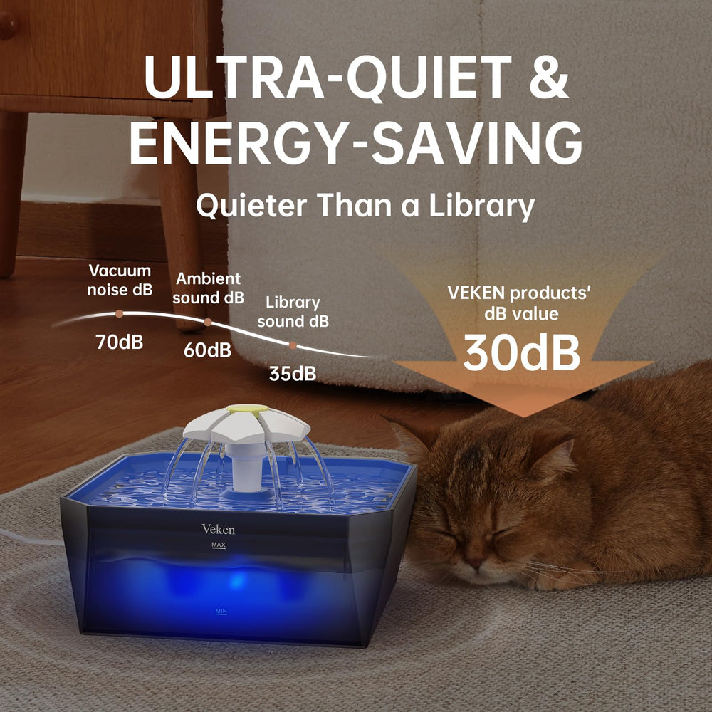 Veken sonido natural del agua suave para despertar curiosidad.