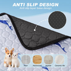 Velvopet base antideslizante mantiene la almohadilla en su lugar.