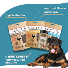 VENTUS: premio de entrenamiento para perros, sabor irresistible.