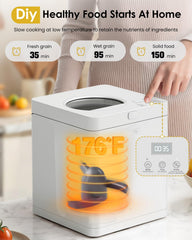 VEPOUYU Pet Fresh Meal Maker mezclando comida para texturas uniformes