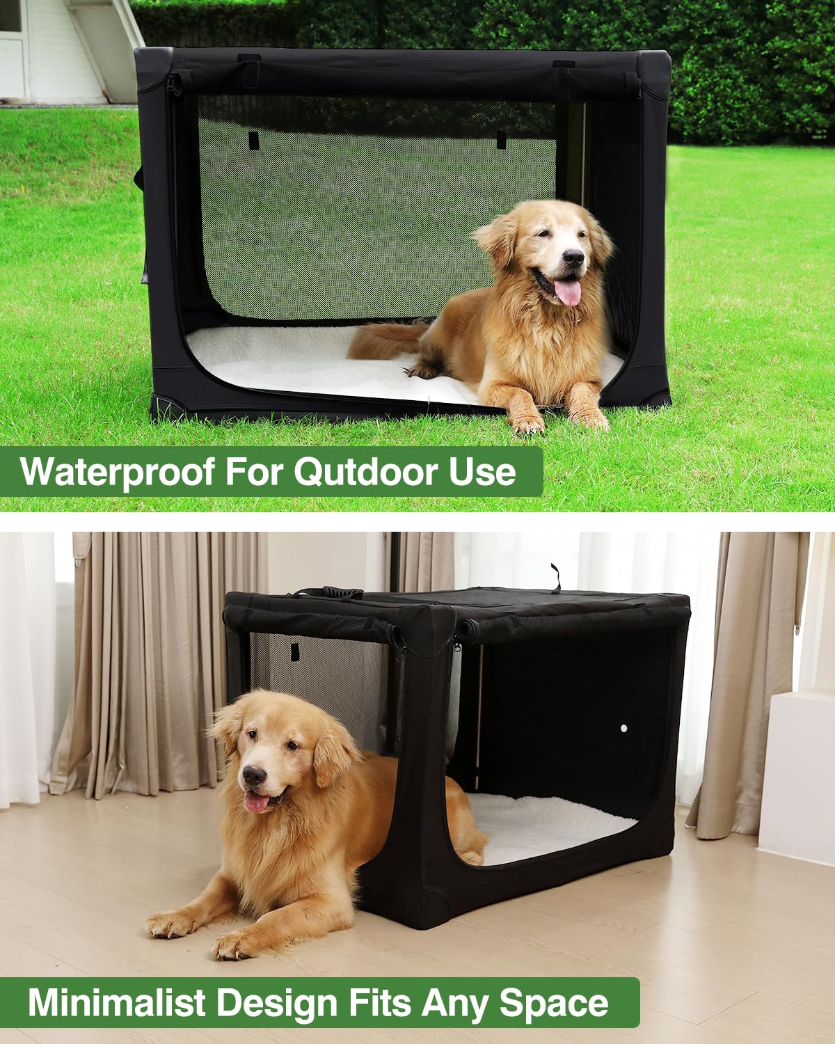 Veraste jaula suave con malla, ventilación óptima para tu mascota.