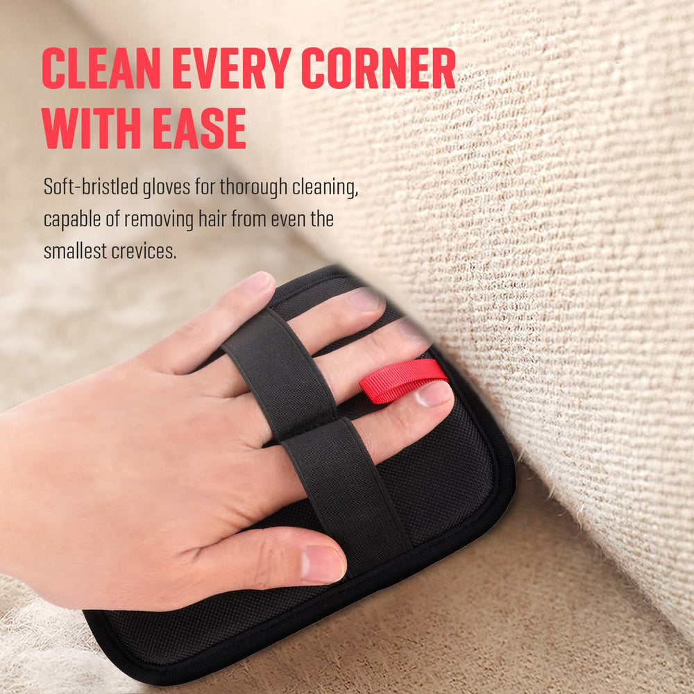 Guantes VerdeVilla para cama y tejidos, retirada suave del pelo.